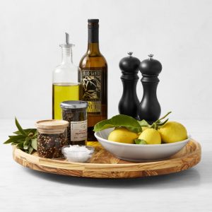 Williams Sonoma Olivewood Lazy Susan